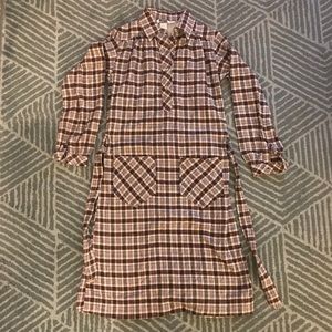Woolrich Woman  VTG Plaid Flannel Dress
